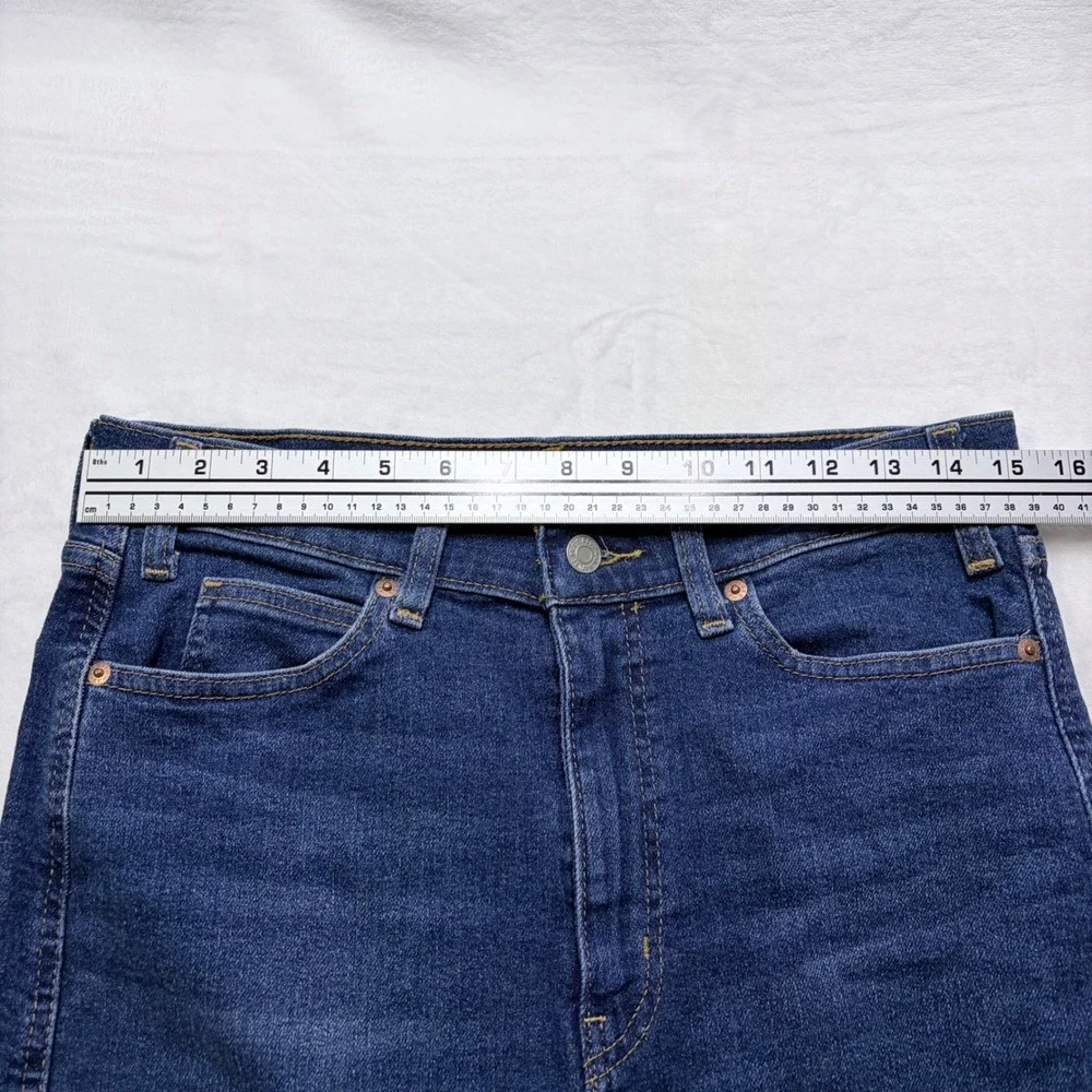 Signature by Levi Strauss Heritage High-Rise Straight Jeans Dark Wash‎ 10 W30 - Picture 5 of 10